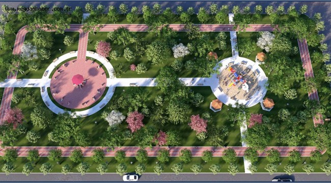 BÜYÜKŞEHİR'DEN 30 AĞUSTOS ZAFER BAYRAMI'NA ÖZEL 5 YEŞİL ALAN PROJESİ