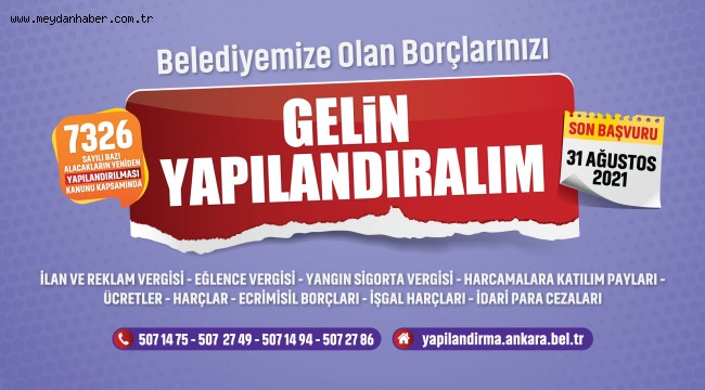 BÜYÜKŞEHİR'DEN BORÇ YAPILANDIRMASI İMKANI