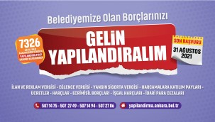 BÜYÜKŞEHİR'DEN BORÇ YAPILANDIRMASI İMKANI