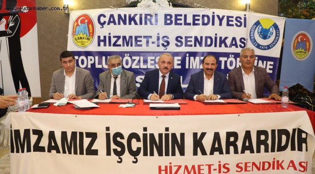 Çankırı Belediyesi Tarihinde Bir İlk Toplu İş Sözleşmesi İçin İmzalar Atıldı
