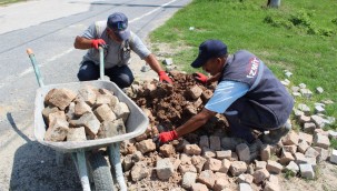 Çubuklubala Parkı'na basketbol sahası  ve kondisyon alanı yapılıyor