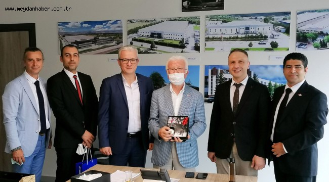 Duayen otomotivci Mehmet Tiryaki EGOD'u ağırladı