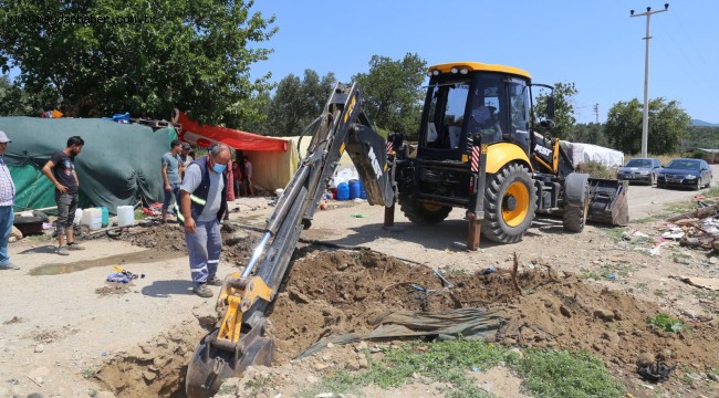 DÜDÜKLÜ SUYUNA KAÇAK HAT ÇEKENLERE İŞLEM YAPILDI