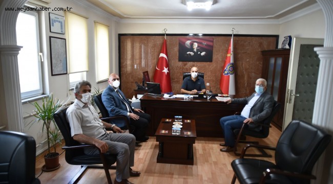 EMNİYET MÜDÜRÜNE HAYIRLI OLSUN ZİYARETİ