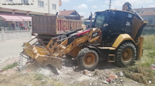Ergene Belediyesi Moloz Kirliliğinin Önüne Geçiyor