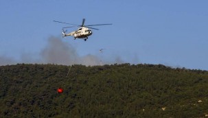 Foça'daki orman yangını kontrol altına alındı