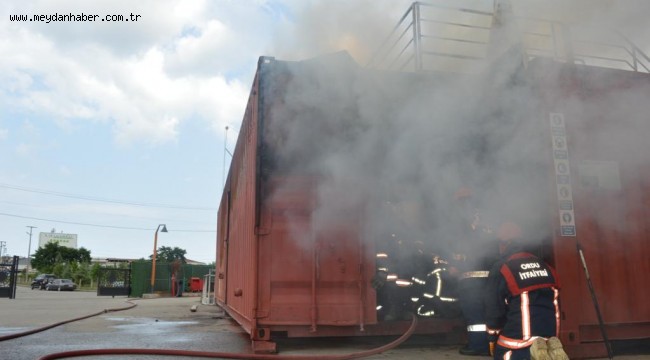 GELECEĞİN YANGIN SAVAŞÇILARINDAN MESAJ VAR "BİR AN ÖNCE EĞİTİMİMİZİ TAMAMLAYIP YANGINLARDA GÖREV ALMAK İSTİYORUZ"