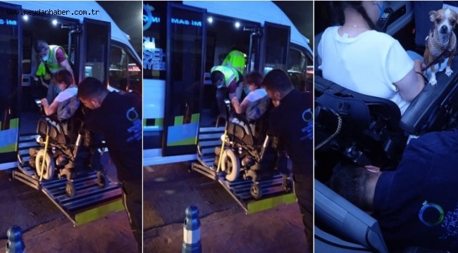 GURBETÇİ AİLENİN YARDIMINA "ENGELSİZ TAKSİ" YETİŞTİ