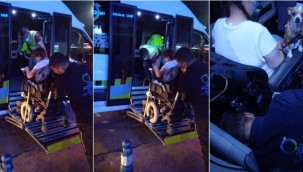 GURBETÇİ AİLENİN YARDIMINA "ENGELSİZ TAKSİ" YETİŞTİ