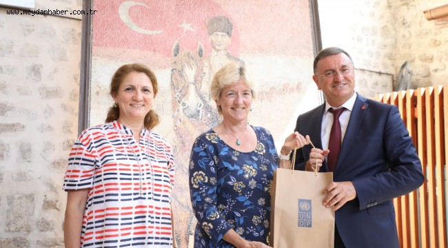 HBB BAŞKANI SAVAŞ BİRLEŞMİŞ MİLLETLER BÜYÜKELÇİSİNİ AĞIRLADI