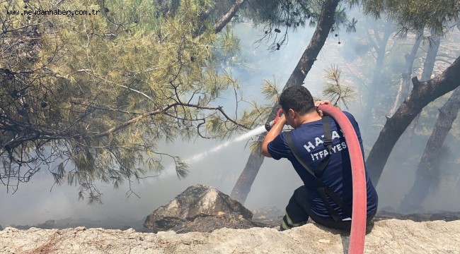 HBB İTFAİYESİNDEN ANINDA MÜDAHALE