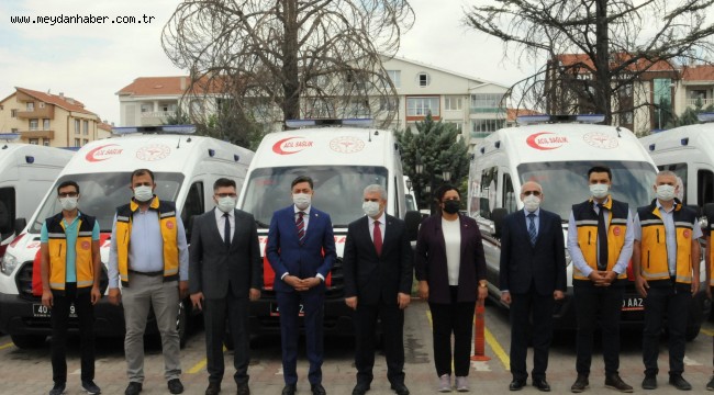 İlimize 5 Yeni Ambulans 