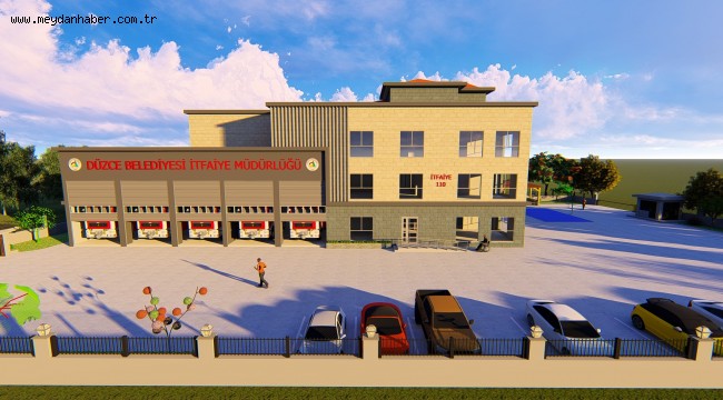 İTFAİYE TEŞKİLATI TEPEDEN TIRNAĞA YENİLENİYOR KABA İNŞAAT TAMAM SIRA İÇ TESİSATTA BÖLGENİN EN DONANIMLI İSTASYONU OLACAK