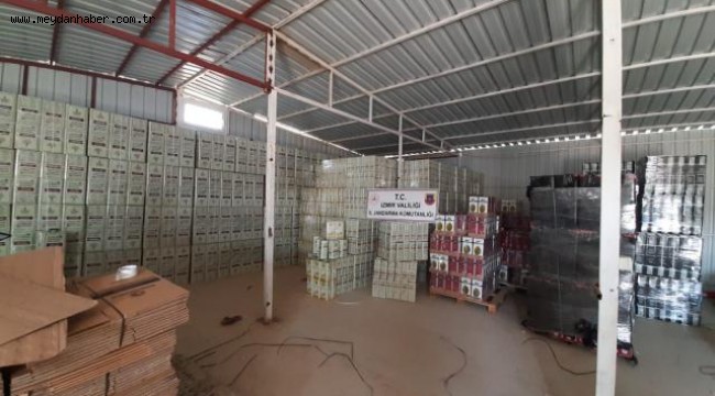 İzmir'de taklit sıvı yağ imalathanesine operasyon