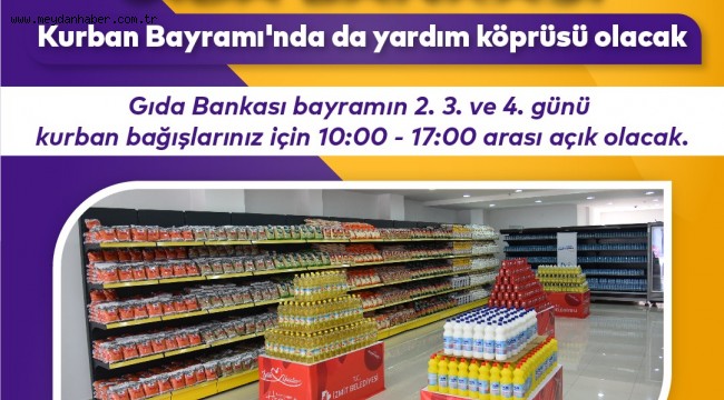 İzmit Belediyesi, Kurban Bayramı'nda da  YARDIM KÖPRÜSÜ olacak