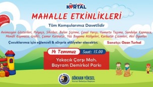 Kartallı Çocuklar Mahalle Etkinlikleri ile Tatil Sevincini Doyasıya Yaşayacak