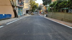 Kuruçeşme'de asfaltın ardından kaldırım hasreti de bitiyor