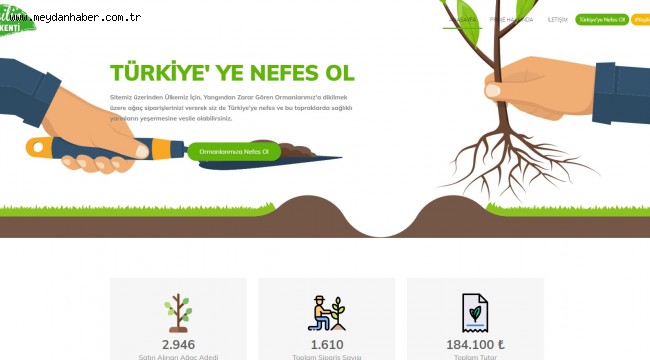 MANSUR YAVAŞ'TAN YANAN ORMANLAR İÇİN "TÜRKİYE'YE NEFES OL" ÇAĞRISI