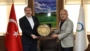 MEMUR-SEN GENEL BAŞKANI YALÇIN'DAN BAŞKAN GÜLER'E ZİYARET