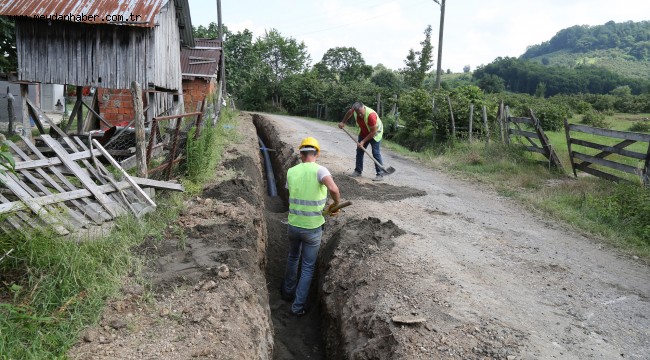 OSKİ ÜNYE'DE 3 MAHALLENİN DAHA YÜZÜNÜ GÜLDÜRDÜ