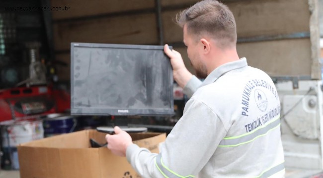 PAMUKKALE BELEDİYESİNİN HEDEFİ; EN ÇOK ELEKTRONİK ATIK TOPLAMAK