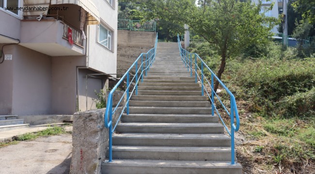 Şirintepe ve Hatipköy'de  üç yeni merdivenle ulaşım daha kolay