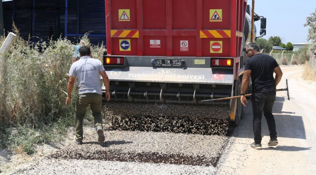 Turgutlu Belediyesi Asfalt Çalışmalarına Devam Ediyor