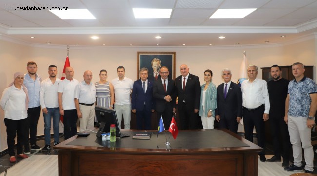 Viti Belediyesinden Başkan Çetin Akın'a Ziyaret