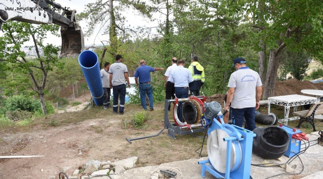 Yeni kuyuların suyu Bahabey Arıtmaya ulaştı
