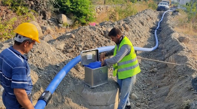 YONCADÜZÜ'NDE SIK SIK ARIZALANAN ŞEBEKE YENİLENDİ