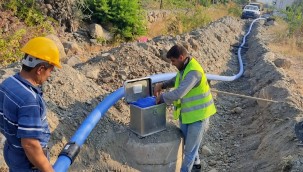 YONCADÜZÜ'NDE SIK SIK ARIZALANAN ŞEBEKE YENİLENDİ