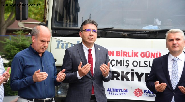 ​​​​​​​- ALTIEYLÜL VE KARESİ YANGIN KAHRAMANLARINI YALNIZ BIRAKMADI