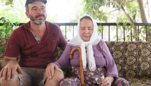 Annesini 600 metre sırtında taşıyıp yangından kurtardı