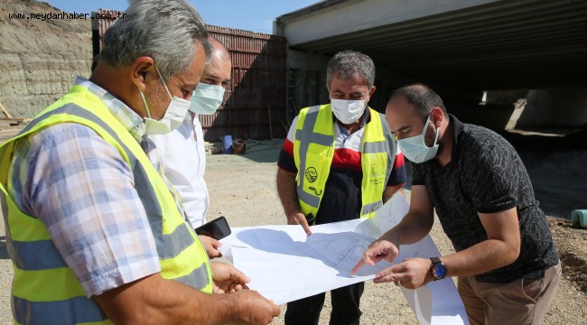 ASKİ, BAĞLICA BULVARI-ÇEVRE YOLU BAĞLANTISI İÇİN ALTYAPI MESAİSİNDE