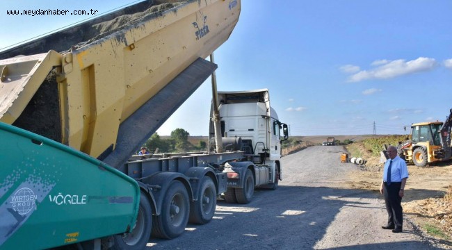 Başkan Albayrak Yakuplu Mahallesinde Devam Eden Yol Çalışmasını İnceledi