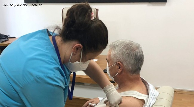 Başkan Bilgin 3. Doz Aşısını Oldu