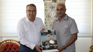 BAŞKAN ÇERÇİ ORMAN İŞLETME MÜDÜRLÜĞÜ EKİBİNİ KONUK ETTİ