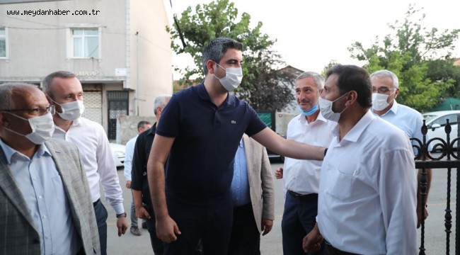 Başkan Gökhan Yüksel'den Ali Baba Sultan Cemevi'ne Geçmiş Olsun Ziyareti