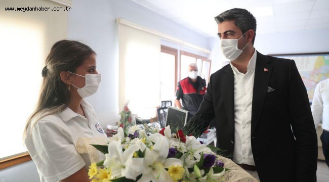   Başkan Gökhan Yüksel'den Sivil Savunma Uzmanlığı'na Teşekkür Ziyareti