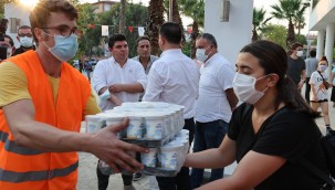 Başkan Kılıç Manavgat'ta yangın bölgesinde