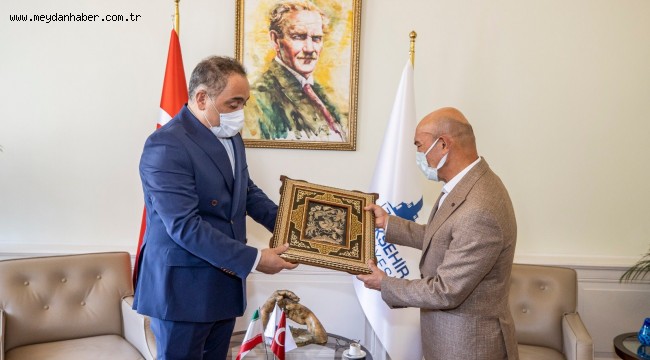 Başkan Soyer İran'ın İstanbul Başkonsolosunu ağırladı
