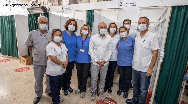 Başkan Soyer, üçüncü doz aşısını oldu