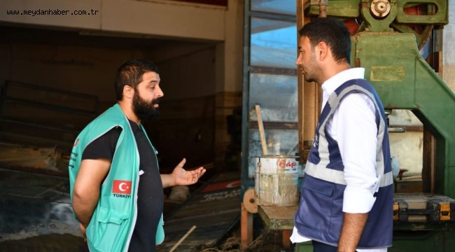 BAŞKANLAR SEL FELAKETİNİN YAŞANDIĞI BOZKURT'U ZİYARET ETTİ