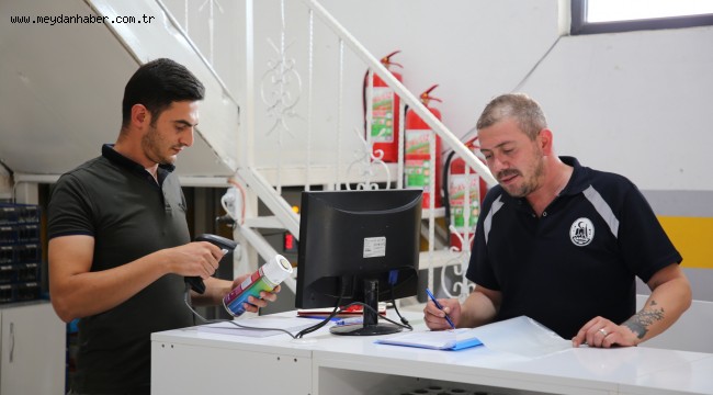 Belediye Depolarında Barkod Okuma Sistemine Geçildi