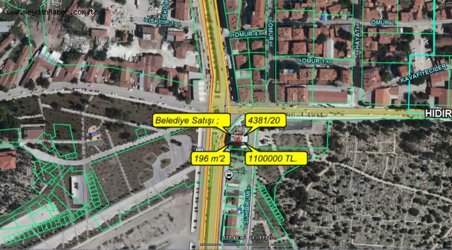 Belediye, villa-konut, sanayi ve ticaret arsaları satacak