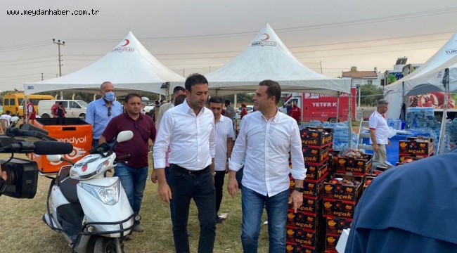 BEŞİKTAŞ BELEDİYE BAŞKANI RIZA AKPOLAT MİLAS'TA BELEDİYE EKİPLERİNE DESTEK VERDİ