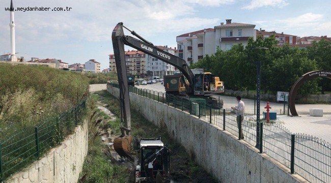 Büyükşehir'den Kapaklı İlçesinde Dere Temizliği