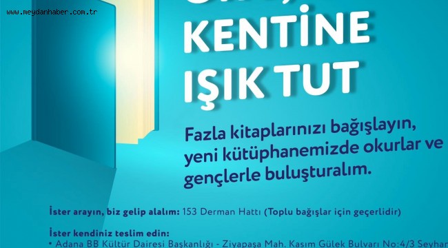 Büyükşehir'den, "Oku, okut, kentine ışık tut" projesi…
