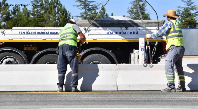 BÜYÜKŞEHİR'İN ULAŞIM ATAĞI SÜRÜYOR: ETİMESGUT'TA YENİ BAĞLANTI YOLU TRAFİĞE AÇILDI  