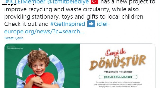 Çocuk Ödül Market uluslararası alanda yankı uyandırdı